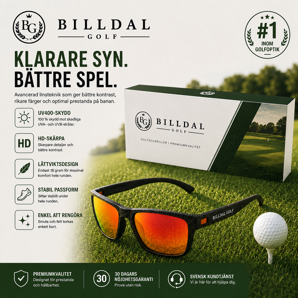 Billdal Golf™️ — Hitta golfbollen snabbare